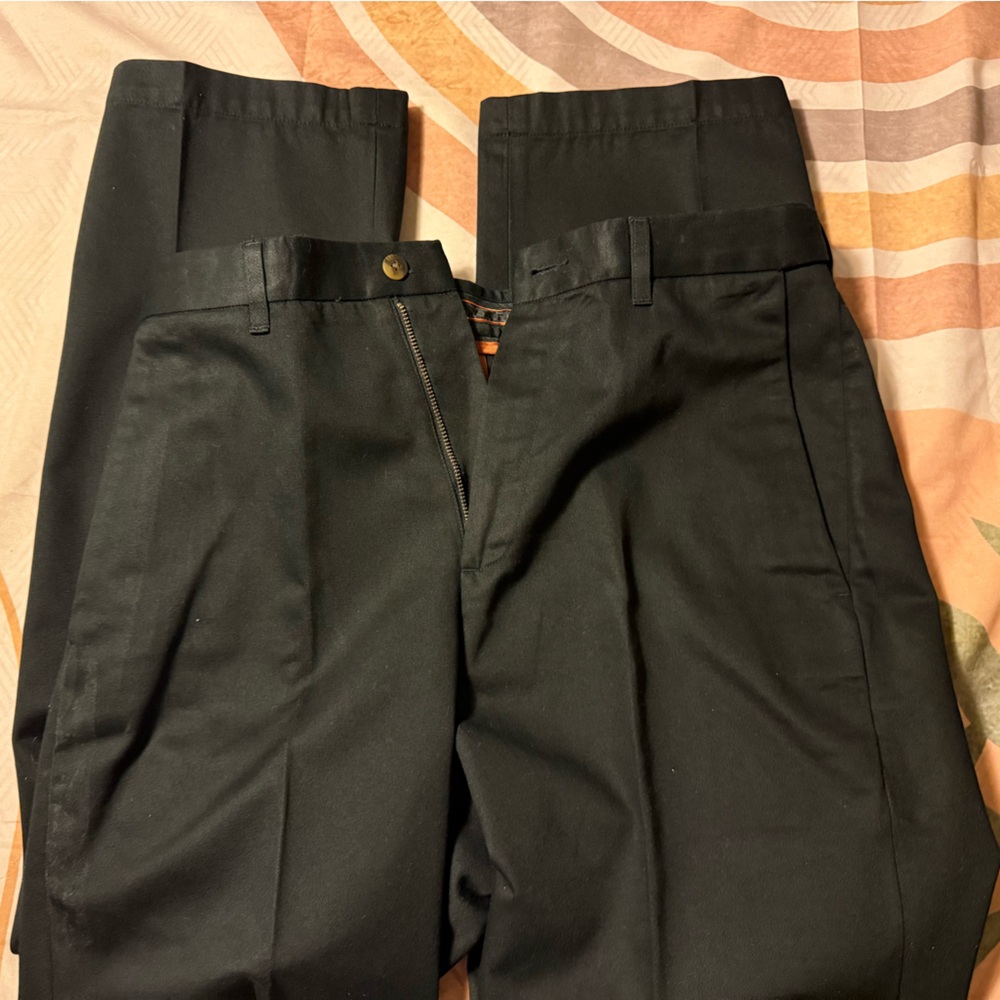 ✨ Haggar Men’s Black Uniform Pants - Picture 3 of 8
